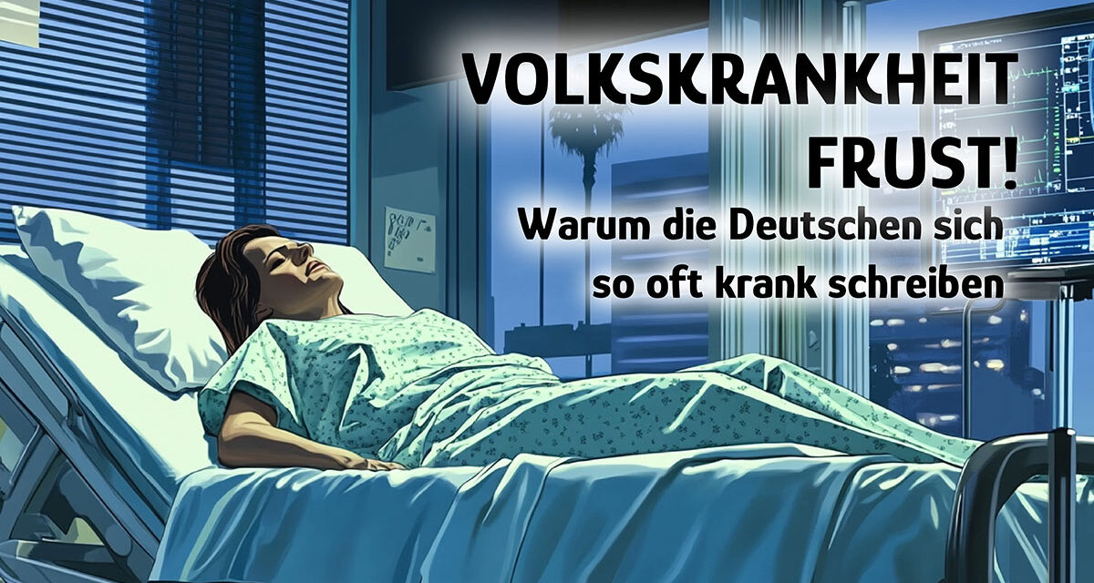 Volkskrankheit Frust: Die Deutschen melden sich krank wie nie
