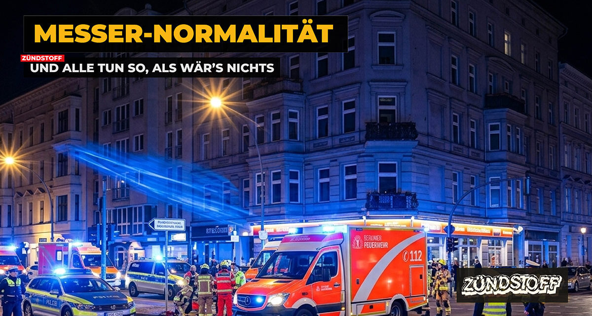 Das Schweigen der Lämmer: Berlins täglicher Messer-Wahnsinn